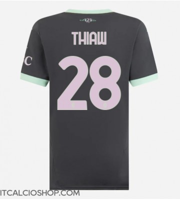 AC Milan Malick Thiaw #28 Terza Maglia Femmina 2024-25 Manica Corta